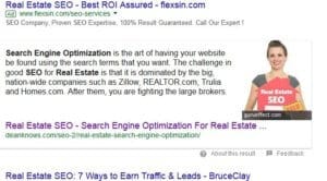example of organic search result