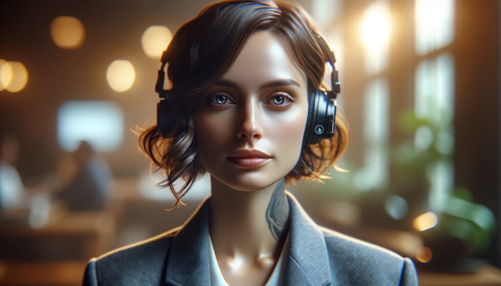 Photorealistic Technology Blog featured image representing "Synthetic Media Unpacked: AI's Transformative Role in Modern Content Creation" in a real-world setting, no text overlay
