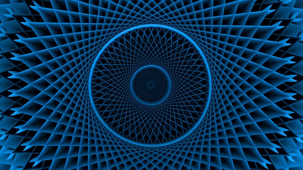 Abstract AI technology representation